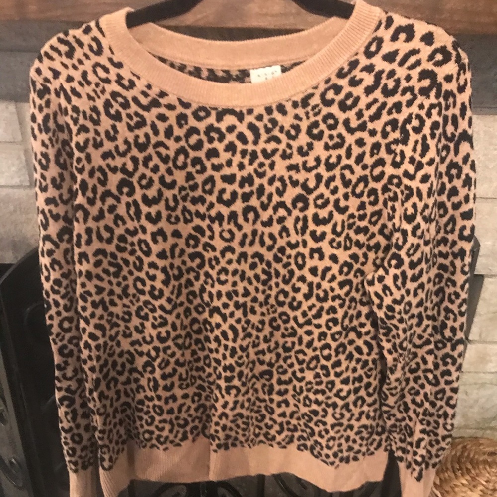Target leopard sweater